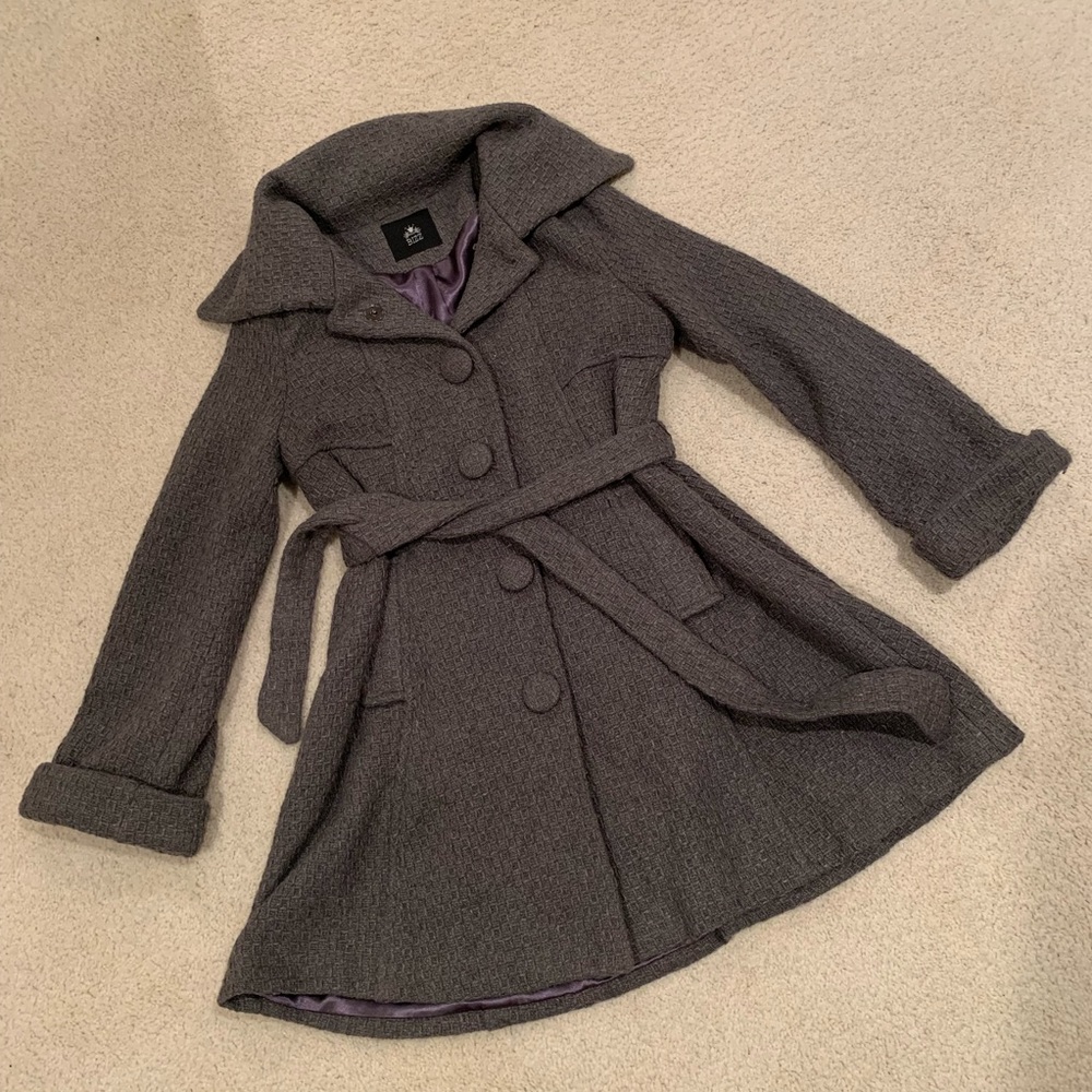 Grey Coat Jacket - Picture 2 of 8